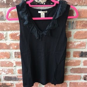 Evie Knit Ruffled Top
